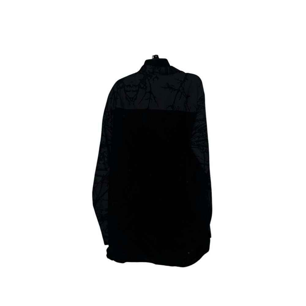 rochambeau nyc blouse button up sz l nwt Button Long Sleeves Minimalist Monochro